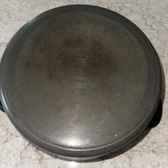 Pampered Chef Hard Anodized 8 qt Stockpot w/ Glass Lid Professional Cookware pan - Picture 9 of 9